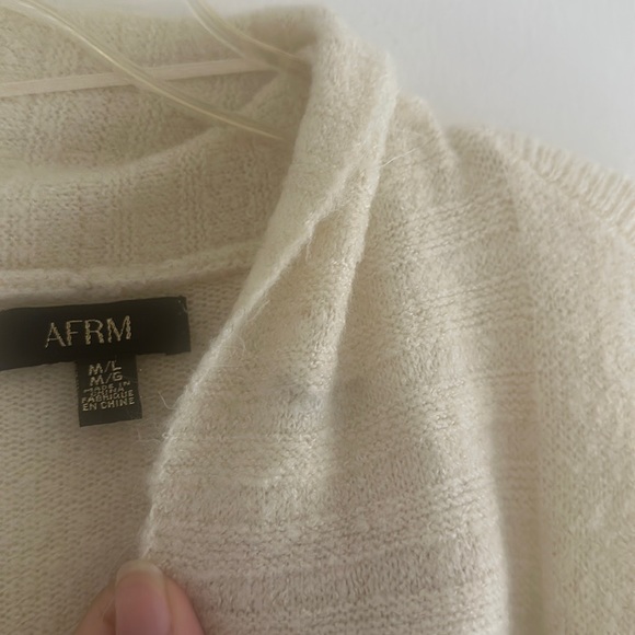 AFRM cream long cardigan - Picture 15 of 15